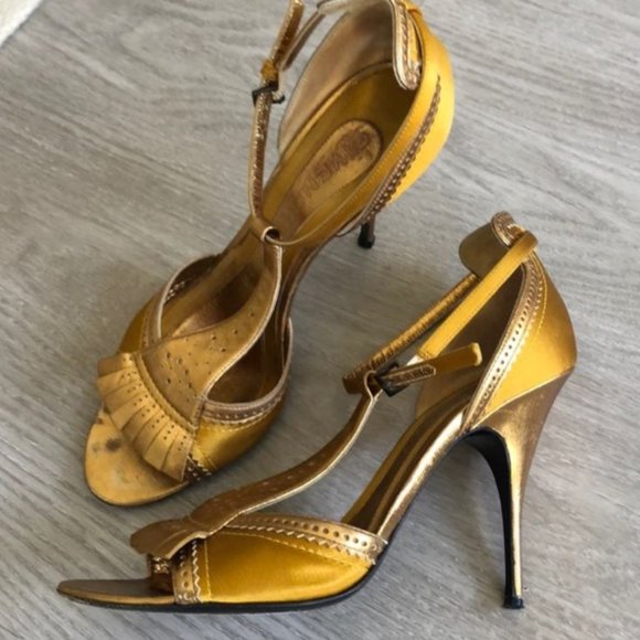 Givenchy Gold Heels - Picture 3 of 5